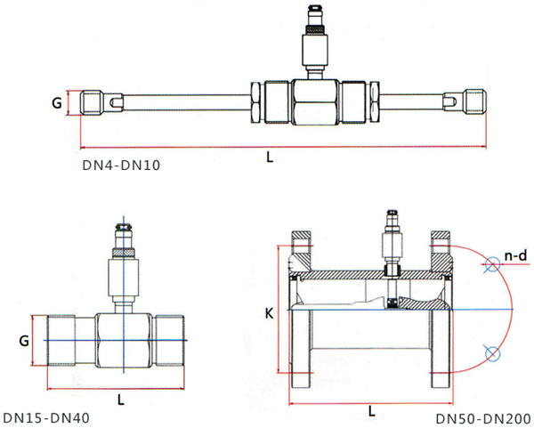 空調(diào)水流量計外形圖