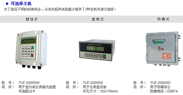 高溫超聲波流量計主機安裝方式圖